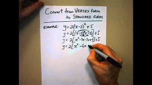 The vertex form is a special form of a quadratic function. Standard Form To Vertex Form Khan Academy What You Know About Standard Form To Vertex Form K Standard Form Graphing Quadratics Khan Academy