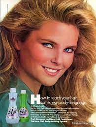 Pin By Click Americana On Eighties Prell Shampoo Prell Christie Brinkley