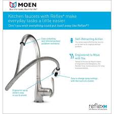 moen arbor single handle pull down