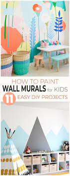 How To Paint Wall Murals For Kids 10 Easy Diy Projects The Budget Decorator