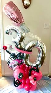 Shop 18th, 21st, 30th birthday balloons and more. Cheers 30th Birthday Balloons 30 Balloons Diy Balloon Decorations