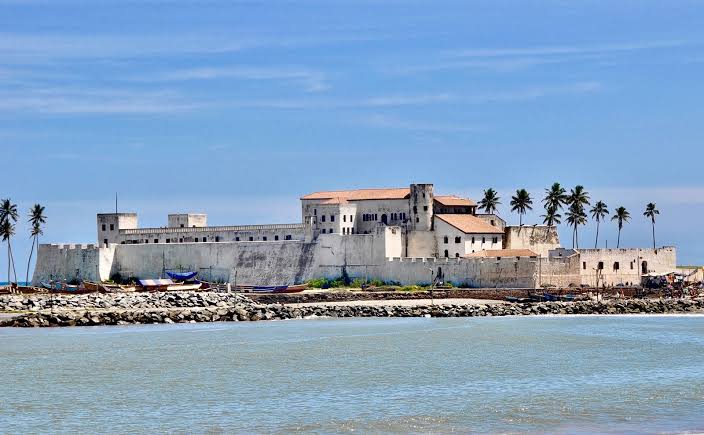Elmina Castle St George Fishing Boats Ghana