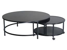 Design et moderne, la table ronde verre haut de gamme est un meuble idéal pour décorer votre salon de manière élégante. Table Basse Logan Coloris Noir Vente De Table Basse Conforama