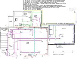 Fully explained photos and wiring diagrams for basement electrical wiring with code requirements for most new or remodel projects. Basement Wiring 1 Home Electrical Wiring Diagram Floor Plan Drawing