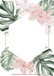 Free Printable Tropical Boho Baby Shower Invitation Templates In 2021 Boho Baby Shower Invitations Free Printable Baby Shower Invitations Gold Wallpaper Background