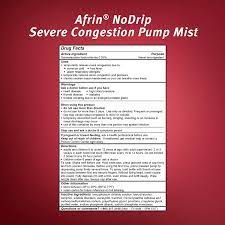 The afrin no drip severe congestion pump mist nasal spray is a life saver! Buy Afrin No Drip Severe Congestion Maximum Strength 12 Hour Nasal Congestion Relief Spray 2 15 Ml Bottles Online In Tunisia B07rv6pxsg