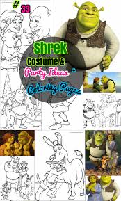 I hope you gain a lot of inspiration and ideas from this darling party… 33 Diy Shrek Costume Birthday Party Ideas And Shrek Coloring Pages Page 2 Of 3