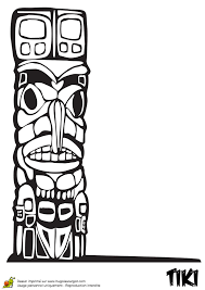 Page 26 Sur 40 Sur Hugolescargot Com Coloriage Totem Totem Tiki