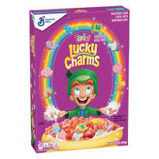 Lucky Charms Frosted Toasted Oat Cereal Marshmallows Lucky Charms Cereal Lucky Charm Cereal Brands