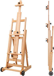 Amazon Com Meeden Versatile Studio H Frame Easel All Media Adjustable Beech Wood Studio Easel Painting Floor Easel Sta Floor Easel H Frame Adjustable Easel