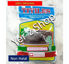 Beli dendeng babi hutan / b2 tokopedia.link/nfatci4oe9 dendeng adalah makan khas indonesia yang terbuat daging segar. Jual Dendeng Babi Panggang Pedas Titiles 250gr Di Lapak Titiles Bali Bukalapak