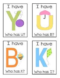With russian being my 9th language that i'm learning, it is the hardest alphabet(of the ones with alphabets to learn) to memorize. I Have Who Has Alphabet Game By Kindergarten Squared Tpt