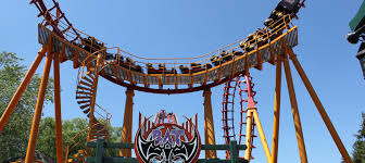 Riding all of the toronto park's roller coasters in a day. Coaster Crowns The Bat Looping Scoop