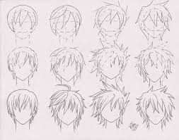Some long male hairstyles can be drawn pretty much the same as female. Anime Boy Fluffy Hair Drawing Novocom Top