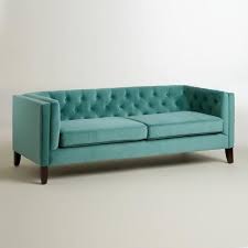 Teal Kendall Velvet Sofa Samt Sofa Billige Couch Kleines Sofa