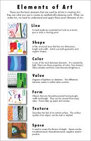 Be Art Smart Elements Of Art Art Handouts Art Basics
