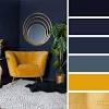 Add some sunshine to your living room with splashes of yellow. 1