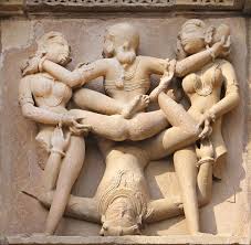 Four lovers (mithuna) engaging in tantric sex, depicted on a relief at  Kandariya Mahadeva Temple. Khajuraho, India, Chandela dynasty, around 1030  AD [1300x1275] : rArtefactPorn
