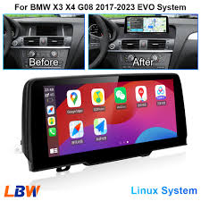 10.25 Touch Screen Stereo Radio Wireless Carplay For BMW X3 X4 G08  2017-23 EVO | eBay