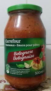 Bolognaise Carrefour 500 Ml