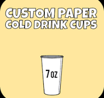 12oz Custom Printed Paper Cold Drinks Cups 1000ct ...