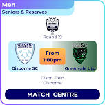 State League Men Round 19 — Gisborne SC
