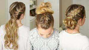Choosing the right medium length haircuts for thick hair and upgrading them with flattering colors we've compiled 50 different medium length hairstyles for thick hair to inspire you for your next 5. 3 Easy Braided Hairstyles Missy Sue Youtube