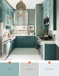 Mixing with teal, wood, concrete and marble, grey's many. 20 Enticing Kitchen Color Schemes Shutterfly