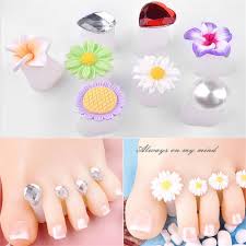 Suprisingly i havent put this one up yet. 8pcs Set Silicone Toe Separator Daisy Flower Sunflower Waterdrop Design Diy Foots Toe Nail Art For Salon Use Buy At The Price Of 2 54 In Aliexpress Com Imall Com