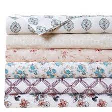Lovely student print lucky menstrual panties for women cotton briefs ruffles edge floral pattern underwear female lingerie. Floral Sheet Set Microfiber Bed Sheets Bedding Bath The Home Depot
