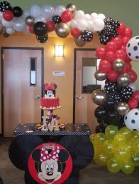 Mickey Mouse Minnie Mouse Balloon Arch Minnie Mouse Party Decorations Minnie Mouse Balloons Minnie Mouse Party