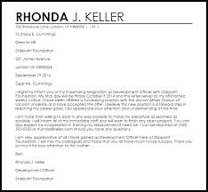 Appreciative Resignation Letter Example Letter Samples Templates