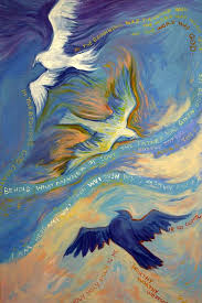 Father Son And Holy Spirit By Jill Iversen Holy Spirit Art Famous Art Paintings Heaven Art