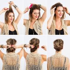 Messy Bun Tutorial For Short Hair Short Hair Updo Short Hair Tutorial Short Hair Styles