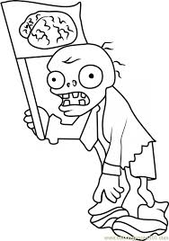 Ask your little one to color this zombie coloring pages with the most crazy colors of his choice. Zombie Coloring Pages For Children Coloring And Drawing