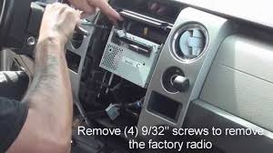Ty both for the response just making sure before i drop 800 dollar on a refurbished radio. How To Remove Factory Stereo Ford F150 2009 And Up Youtube