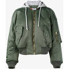 Vetements Bomber Jacket With Orange Lining 1 555 Liked On Polyvore Featuring Outerwear Jackets Bomber Jacket Womens Cropped Jacket Hooded Bomber Jacket