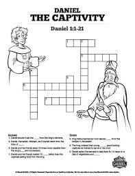 Each worksheet is printable and available to reproduce for your personal classroom. This Daniel 1 Crossword Puzzle Will Get Your Kids Searching Their Bibles Filled With Questions From The Captivi Printable Crossword Puzzles Sunday School Crossword Puzzles
