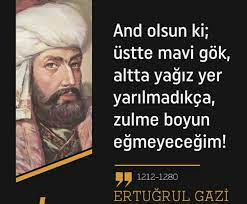 O çınar altında nice süphan göğüslü alpler, gölplü hatunlar, yeni bir devletin ataşını anlayacaklar.. Osman Gazi Sozleri Yasanacak Dunya