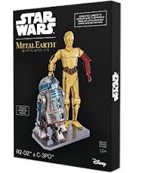 They are numbered 1 to 6 (from top to bottom) and perform the following actions: Star Wars C3po R2d2 Gift Box Set Metal Earth Onlineshop