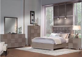 Dominique Gray 5 Pc King Panel Bedroom King Bedroom Sets King Size Bedroom Furniture Sets Bedroom Sets