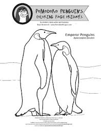 Penguins eat fish and krill. Pomodoro Penguin Coloring Page No 2 Emperor Penguins By Bryce Westervelt