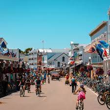 The nearest commercial airports to mackinac island are pellston regional airport (pln), about 15 minutes south of the ferry dock in mackinaw city, and chippewa county international airport (ciu), about 35 minutes. Best Places To Stay On Historic Mackinac Island