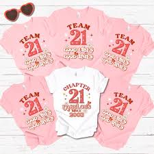 21st Birthday Shirt, Retro 21st Tee Shirt, 21st Group T-shirts, 21st  Birthday Gift, Gift for 21st Party