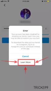 Go to your instagram application. How To Recover A Disabled Instagram Account Within 24hrs Tricks99