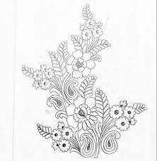 Seamless black white floral pattern stock vector (royalty free) 333849332. Simple Flower Design Drawing Pencil Sketch Embroidery Flowers Draw Online Flower Drawing Design Flower Drawing Flower Pattern Drawing