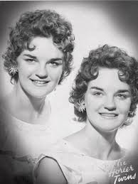 My beautiful mother Doris, and my beautiful Aunt Dorothy as little girls.  Identical twins from London Kentucky. Miss you both so much!