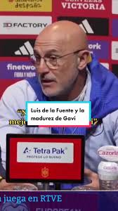 Luis de la Fuente habló en la rueda de prensa previa al partido frente...