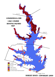 Hazard Map Lake Conroe Texas Kayaking Hazard Map