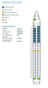 Klm Royal Dutch Airlines Boeing 737 900 Aircraft Seating Cabin Chart Klm Royal Dutch Airlines Boeing Aircraft Airlines